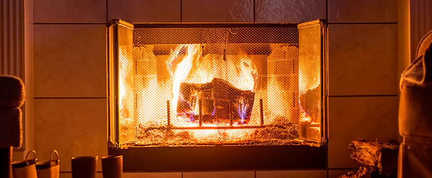 Mendota Hearth Landscape Fireplace Installation in Town 'n' Country, Florida