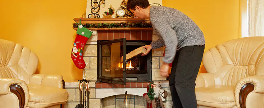 Rusted Metal Fireplace Restoration in Town 'n' Country, Florida